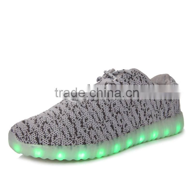 Hot selling led ADULT light shoes with USB charge led light up sport shoes CASUAL SHOES