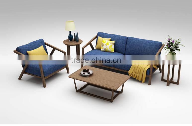 Solid wood frame high quality sofa set