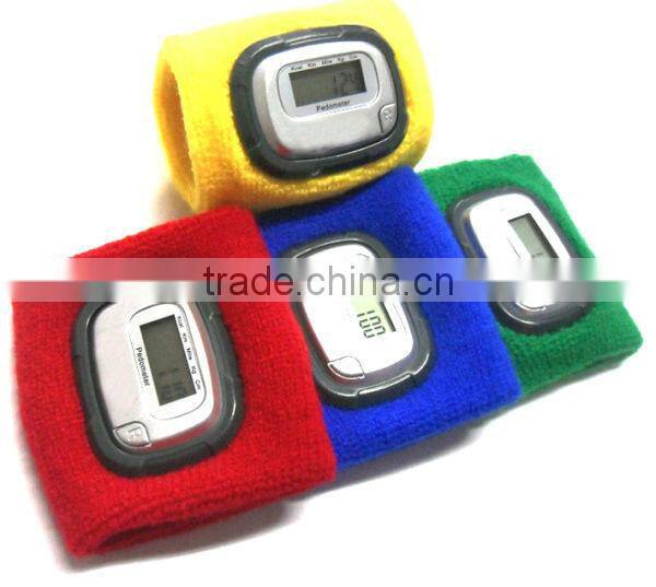 Digital Acrylon Wristband Pedometer with Time Display