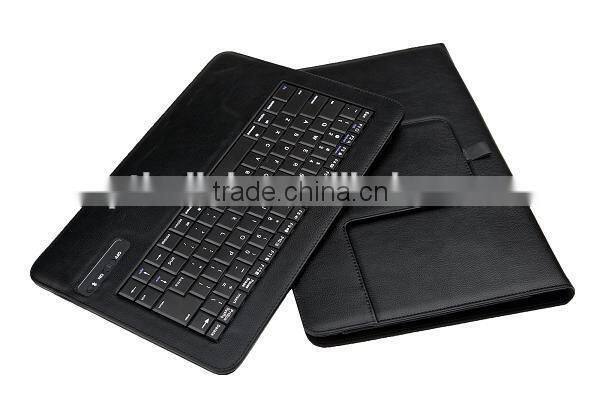 Tablet PC Universal bluetooth keyboard Buckle leather case suit for Android Windos IOS system bluetooth 3.0