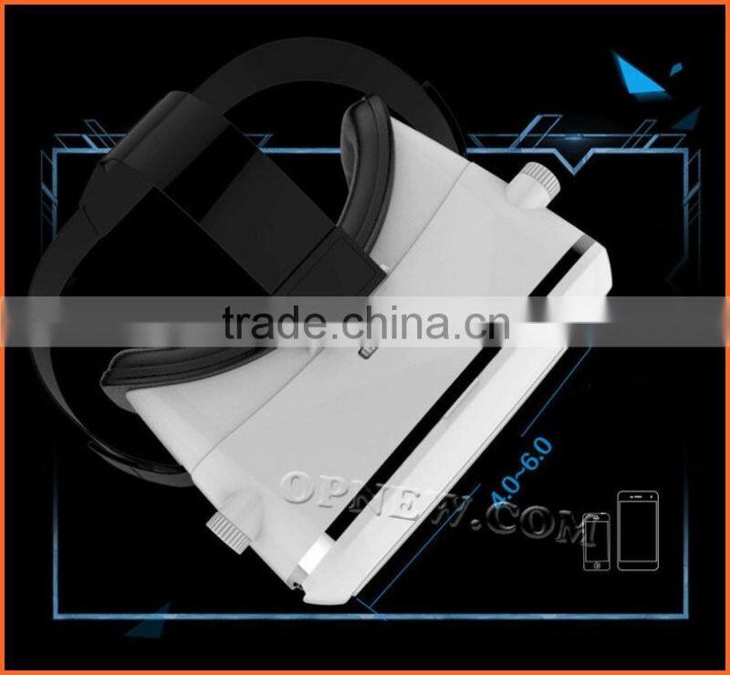 2016 hot selling VR BOX 2.0 Virtual Reality Glasses 3D VR Headsets Helmet with Bluetooth Remote Controller