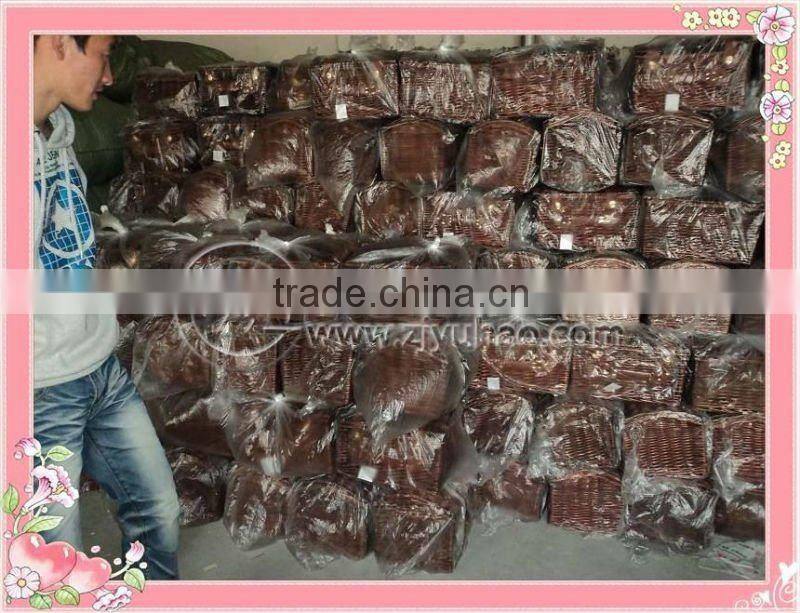 Hot Sale and Natural Wicker Picnic Baskets for 2 person