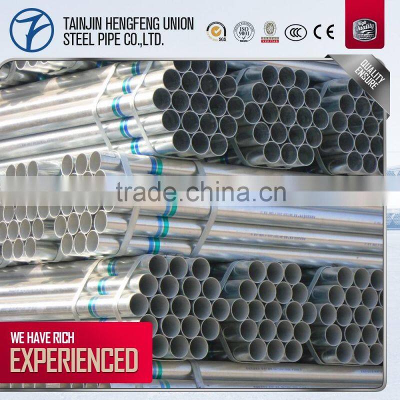 hot sale pre galvanized welded tube hot sale manufactory