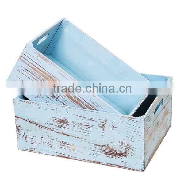 Cheap wooden crate box wooden shoe box custom wooden box