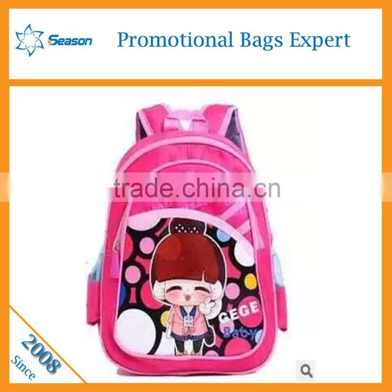 Fascinated children cartoon story backpack bag fabric for backpack