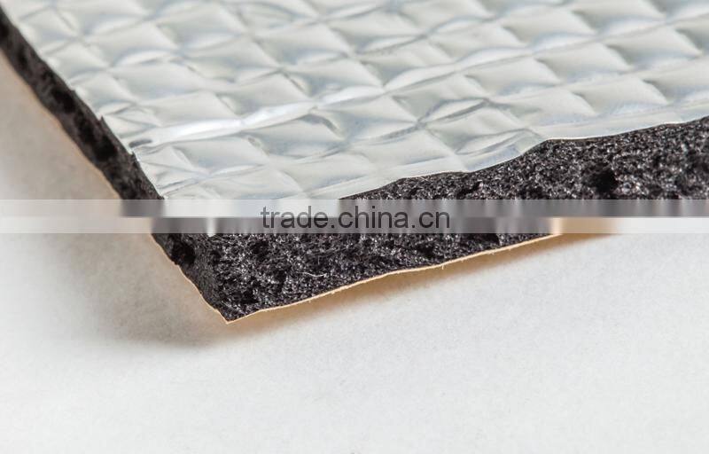 Engine hood noise and heat insulation material