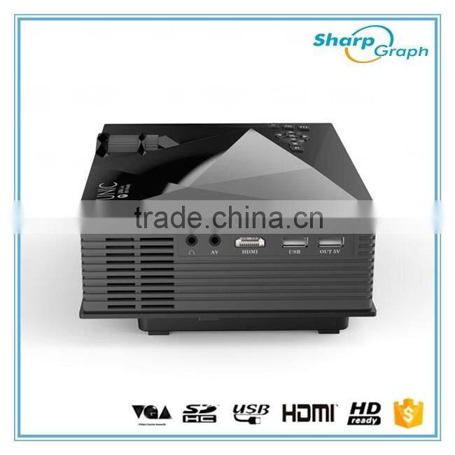 2016 UNIC Mini HDMI LED Digital Wifi Proyectores UC46 Mobile Phone Home Small Video Projector