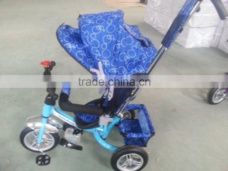 Lowest price kids tricycle/aluminum fram baby stroller/baby push bike