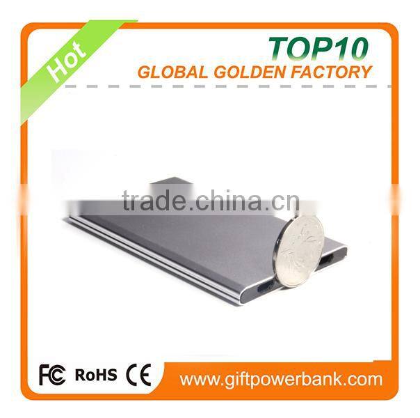 2000mAh External Battery Charger super slim Power Bank for Tablets