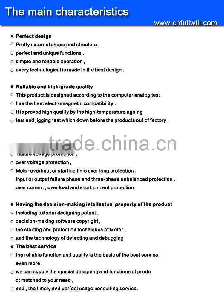 7.5KW 380V 660V energy saving system soft starter for electric motor