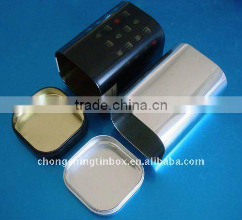 Square tea tin packaging box