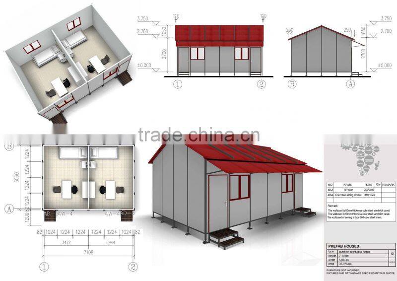 china Fast installation and steel structure prefab buildings