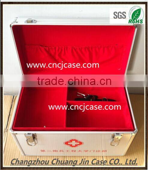Medical tool case,silver tool box,aluminum medical case