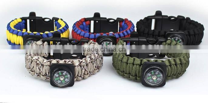 survival bracelet with lighter