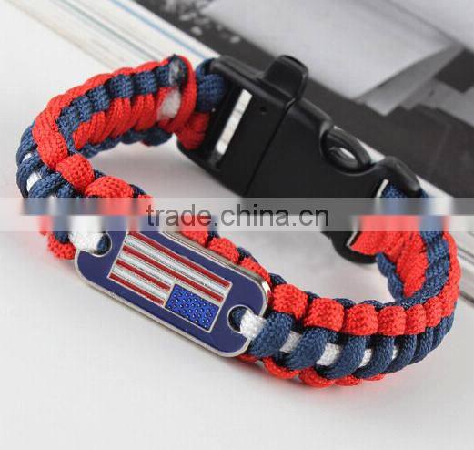 survival bracelet with lighter