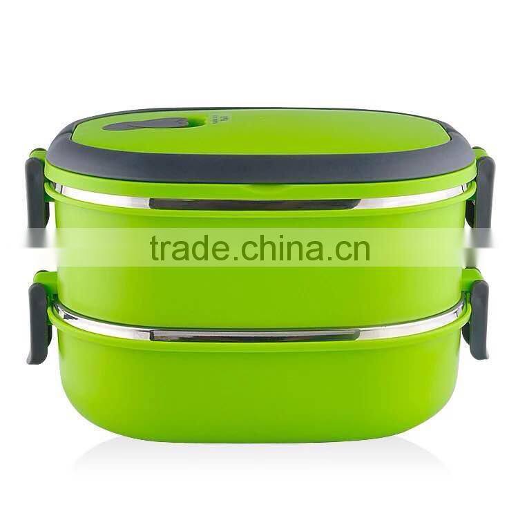 LUNCH BOX one layer stainless steel warm stock save place easy to carry