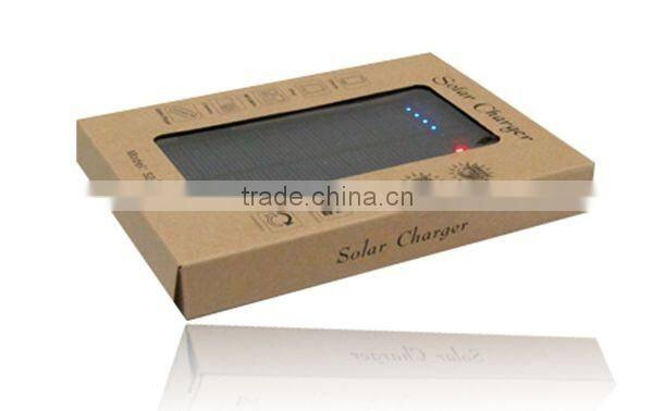 6000mAh standard factory direct price solar panel charger wholesale