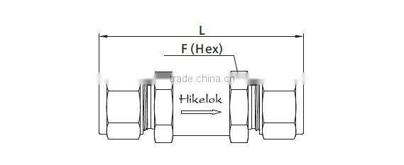 stainless steel 3/8" double check valve