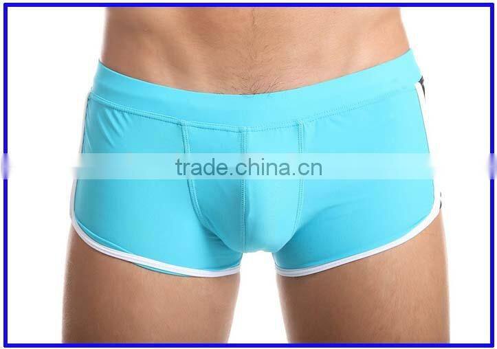 Solid color sexy men beach sport swimming shorts fashion men swimming shorts