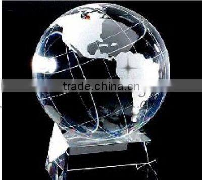 Transparent Large Decorative Crystal Balls For Feng Shui Decoration