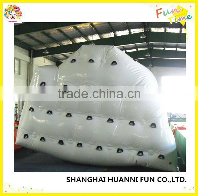 Giant inflatable water iceberg,inflatable climb iceberg at water park