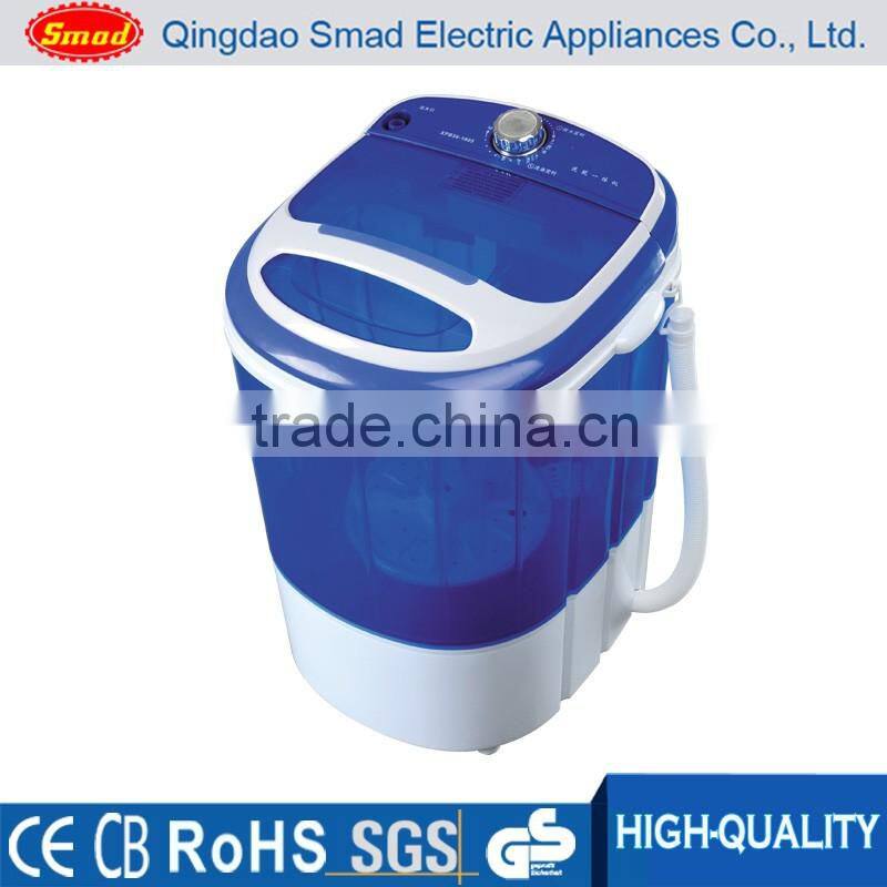 Portable plastic 2 tubs top loading washing machine