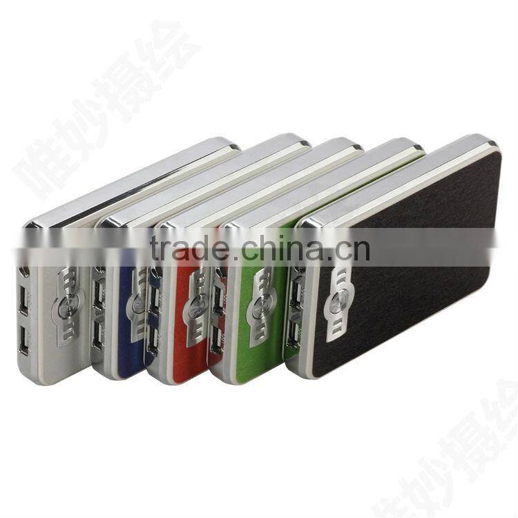2015 new portable battery charger power banks with touching button