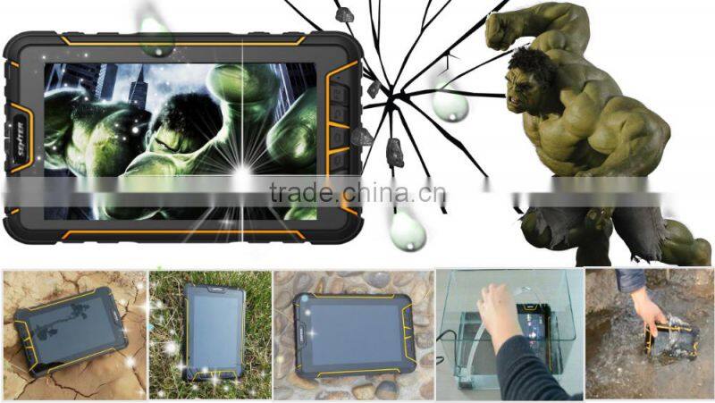 7 inch Android touch screen industrial tablet with UHF RFID reader and Phone calling