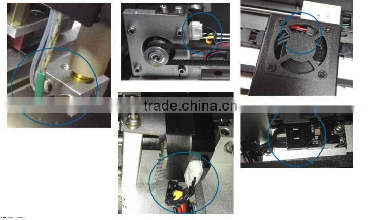 FDM rapid prototyping machine , MINGDA Glitar 4C 3d printer in high quality , smooth 3d model maker