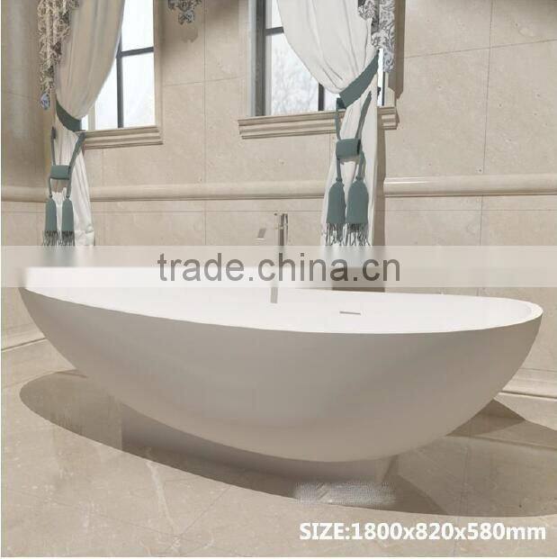 Bathroom Acrylic artificial stone whirlpools bathtub,Luxurious used freestanding bathtub