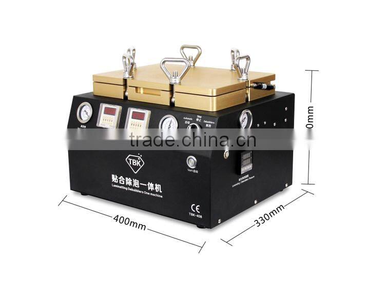 Hot sell TBK all-in-one vacuum oca lamination machine Max 12inch screen