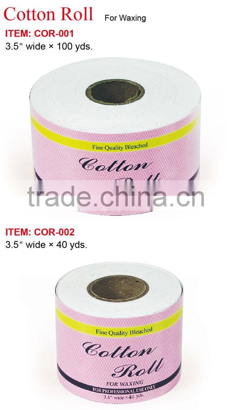 cotton roll for waxing