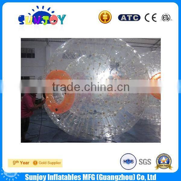 SUNJOY 2016 hot sale commercial inflatable zorb ball, inflatable body zorb ball for sale