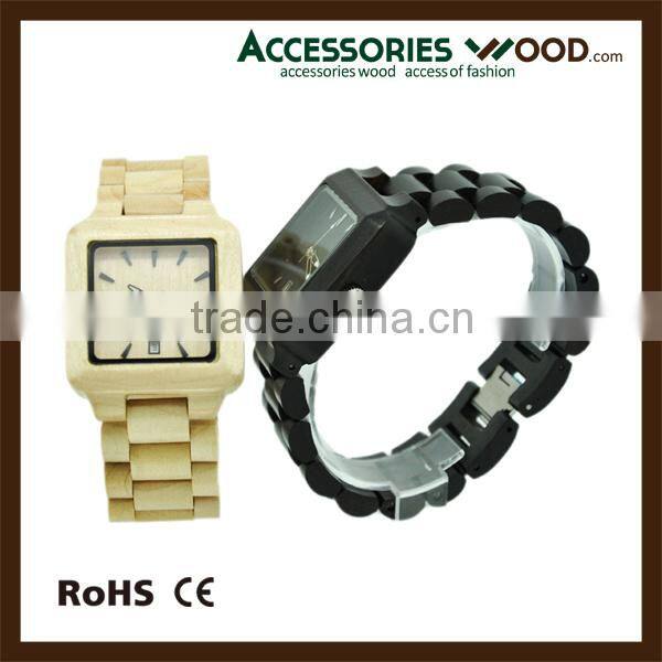 2016 explosion wood watch 100%natural sandalwood/Zebra/Maple for men/women