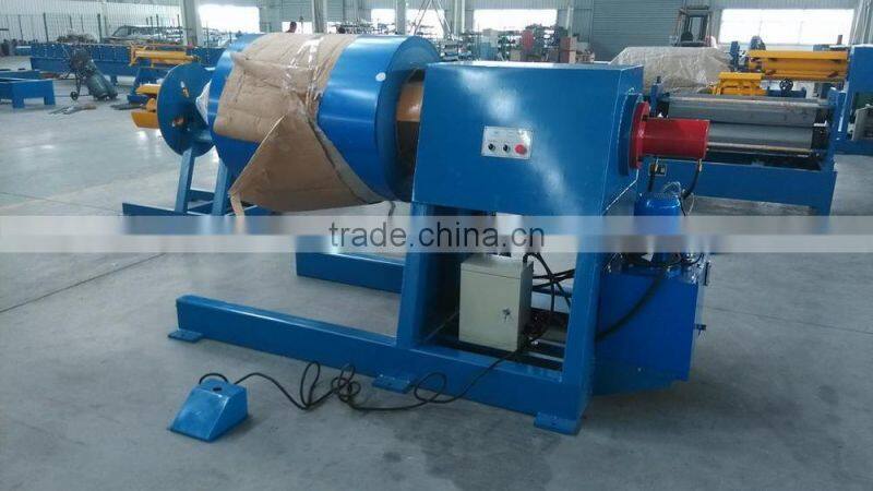 5T hydraulic decoiler for roll forming machine
