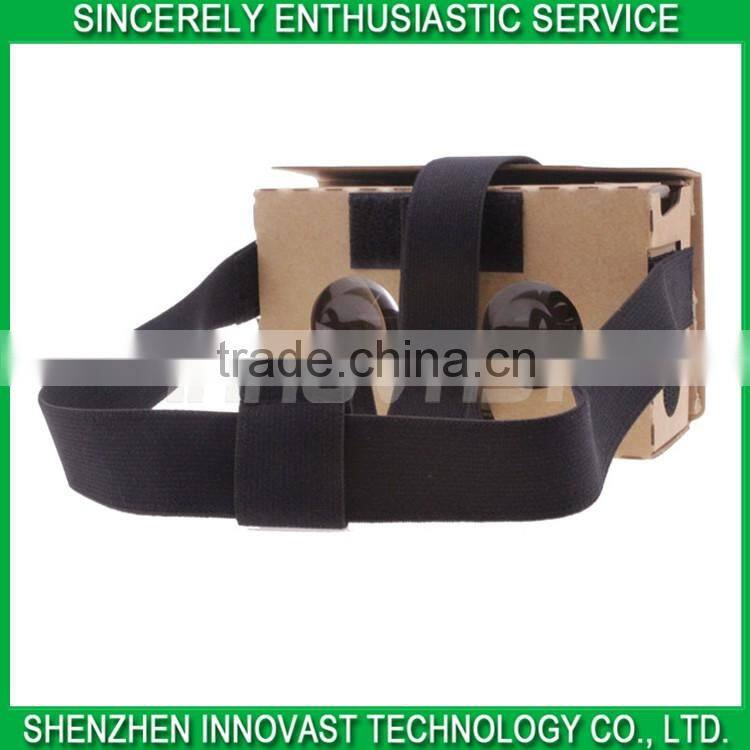 Logo Customized Cardboard Google Paper VR Box 2.0 3D Glasses For Adult Movie