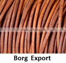 4mm Round Leather Cord From BORG EXPORT