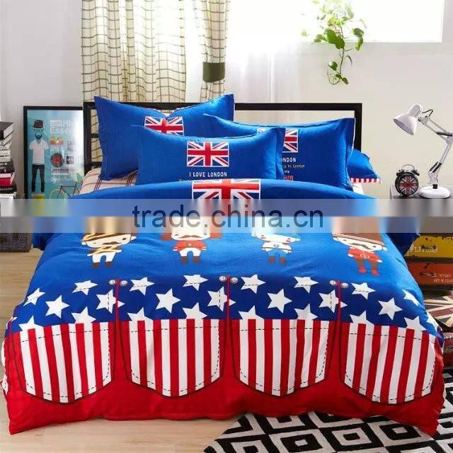 Duvet Quilt Cover Set Pillow Case Bedding Set UK Style