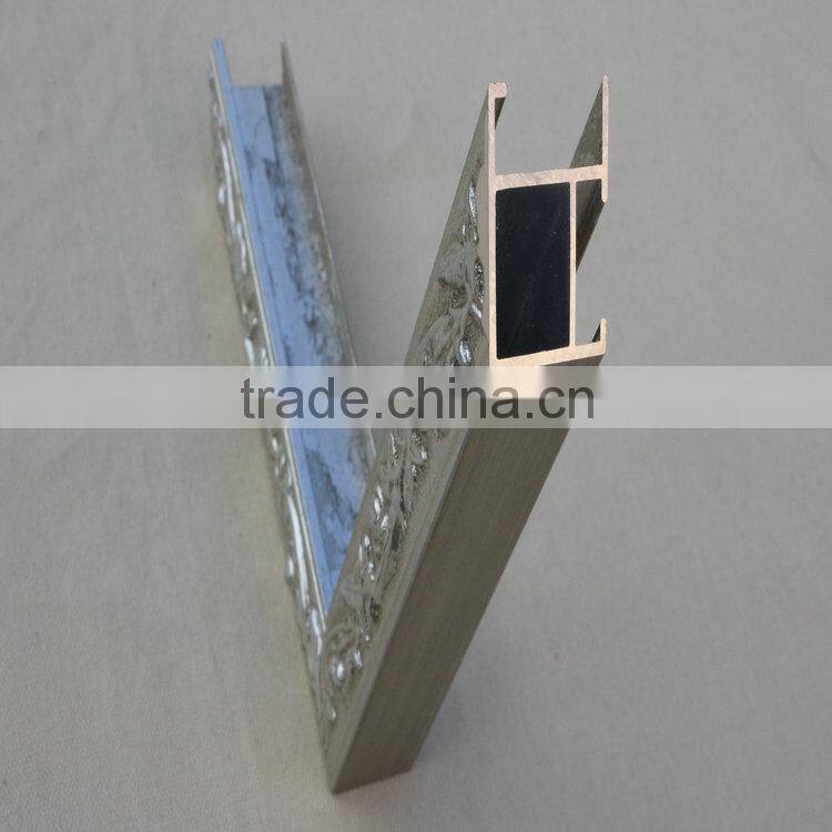 Silver aluminum silk screen frame mountain bike extrusion solar panel frame cardboard
