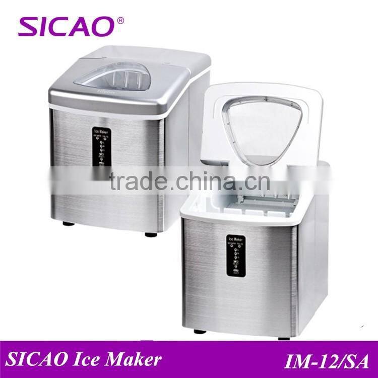 compressor portable pellet ice maker machine for home