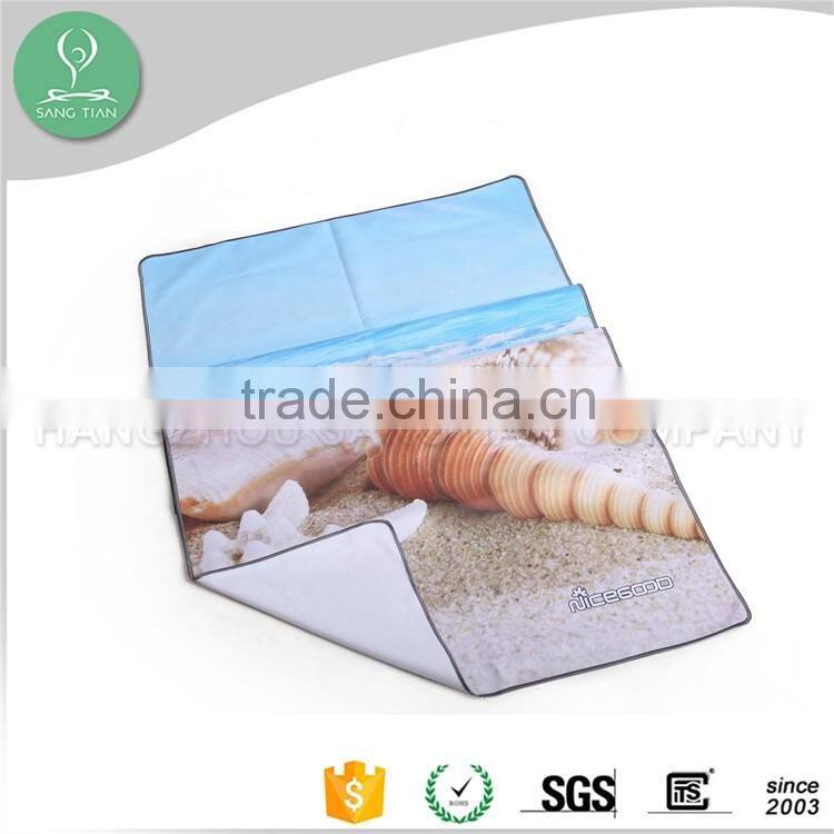 Wholesale softtextile microfibre yoga mat towels custom