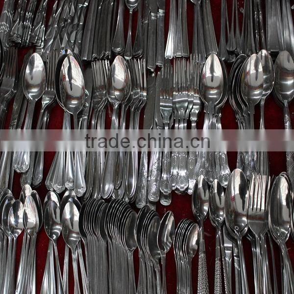 Wholesale stainless steel cutlery Factory sales directly spoon fork and knife in china