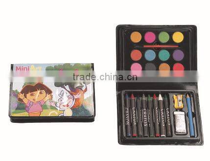 multi color crayon children stationery set