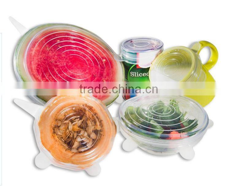 Reusable Silicone Stretch Lids Cover Wrap for Mugs And Bowls