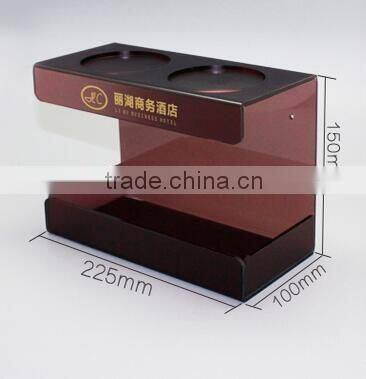 acrylic rest room display holder