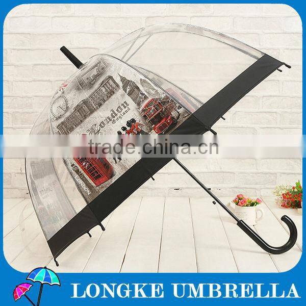popular clear bullet pvc umbrella for sale,transparent umbrella