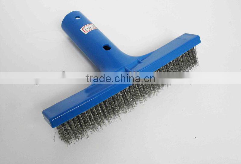 10"/26cm Swimming Pool Cleaning Brush, Steel Wire Wall BrushP1405/ss