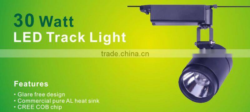 New arrival LED track light 90LM/W PF>0.95 Ra>90 led track light 5 year warranty