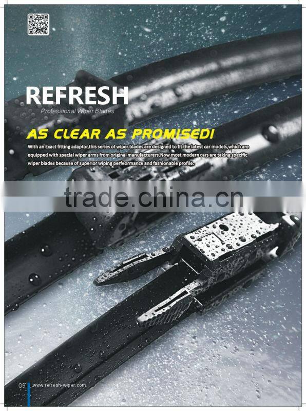 20 models original type flat wiper blade for VW,Ford,BMW,Mercedes,Renault,Volvo,etc