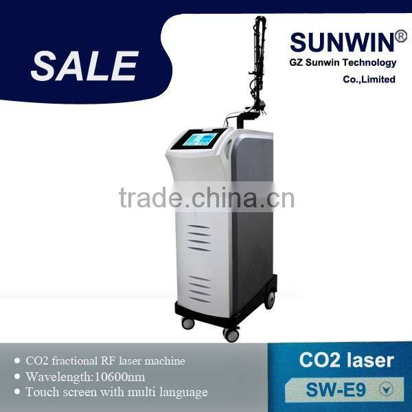2016 hot sale laser skin renewing , skin rejuvenation, RF fractional CO2 laser dermabrasion